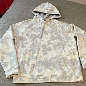 lululemon athletica Gray and Cream Windbreaker